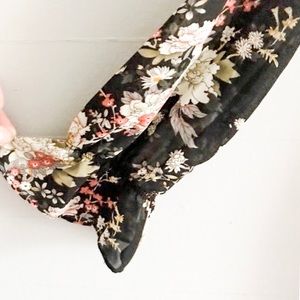 Long sleeve floral maxi dress